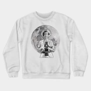 Selfie on the Moon Crewneck Sweatshirt